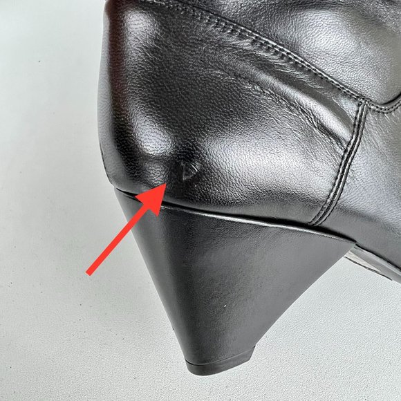 Stuart Weitzman Womens Black Leather Mid Calf Boots Slouchy size EU 35.5 US 5.5 - Picture 16 of 16